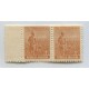 ARGENTINA 1911 GJ 329b PAREJA CON Y SIN FILIGRANA NUEVA MINT